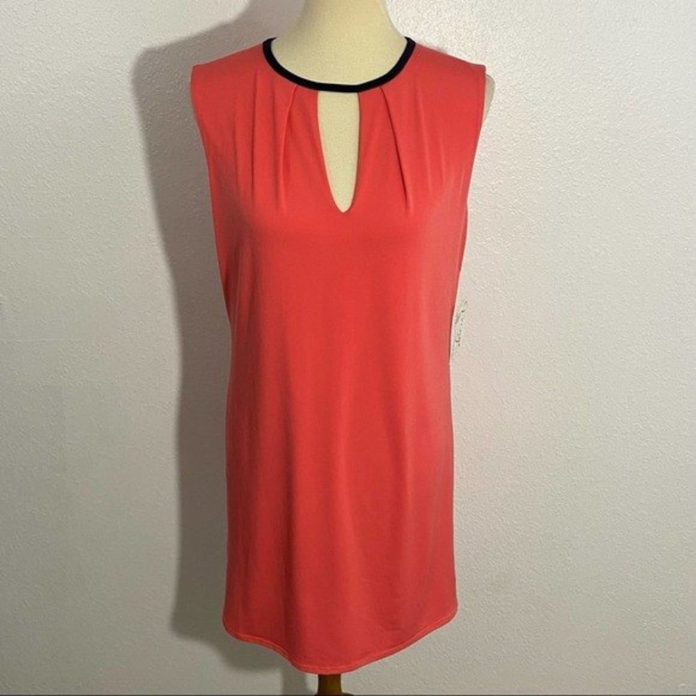 NEW KUT from the Kloth Sleeveless Shift Dress Women's Size 2 Coral Peach